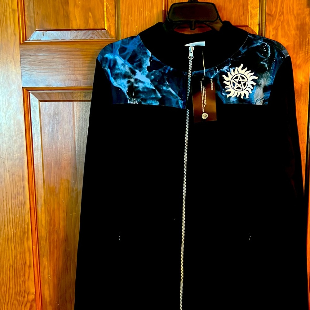 New Supernatural Join The Hunt Mens Track Jacket L NWT